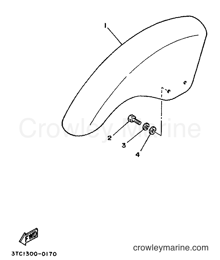 1991 Street Bike TZ250 - TZ250 (3TC1) [020] - FENDER