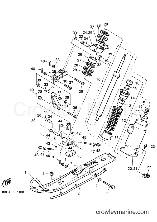 Yamaha Motors PZ480 (8BF3) [020] - SKI