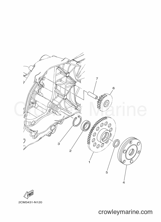 Yamaha Motors MW125A (2CM2) [010] - STARTER
