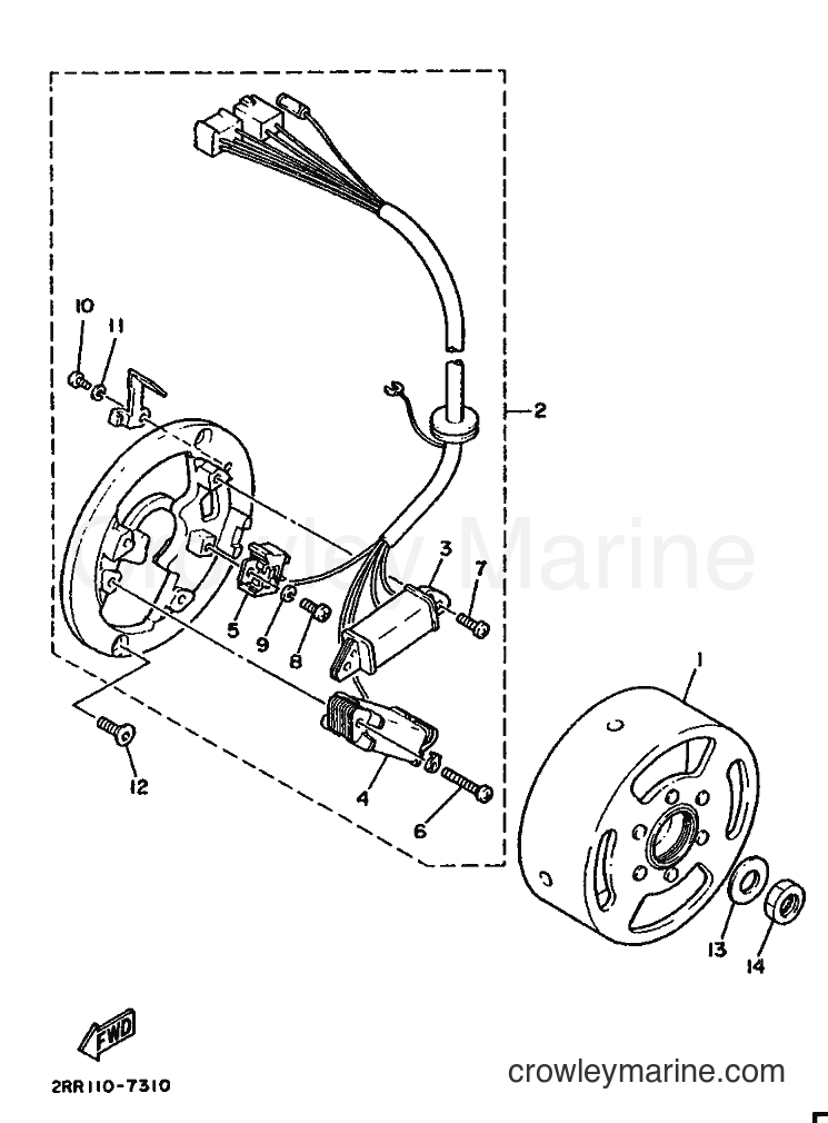 1990 Sport Bike YSR50 - YSR50 (3FD7) [010] - GENERATOR