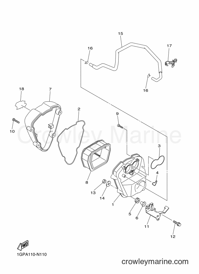 Yamaha Motors XVS1300CU (1GPF) [010] - INTAKE 2