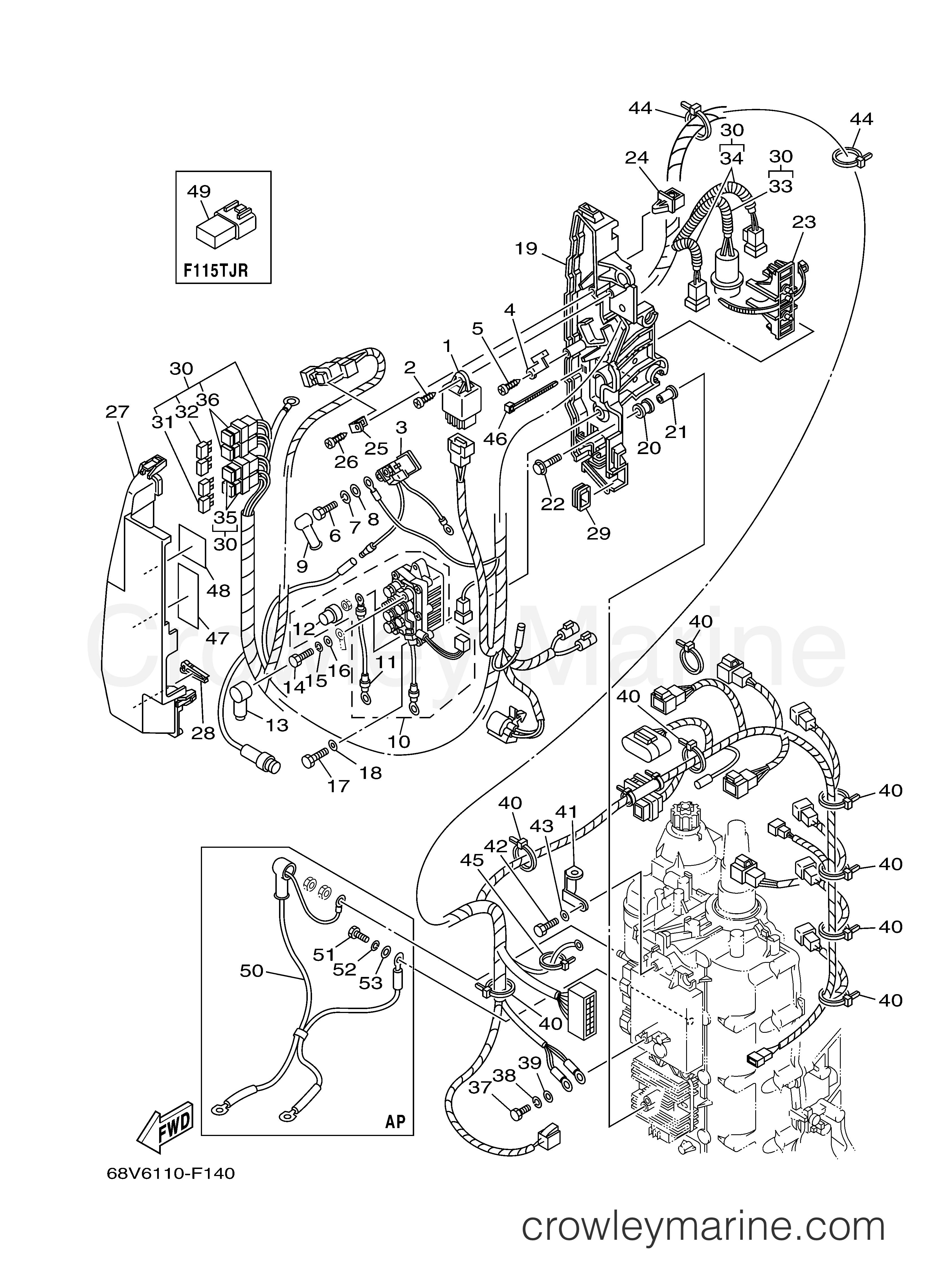 Yamaha Motors LF115TXR - ELECTRICAL 2