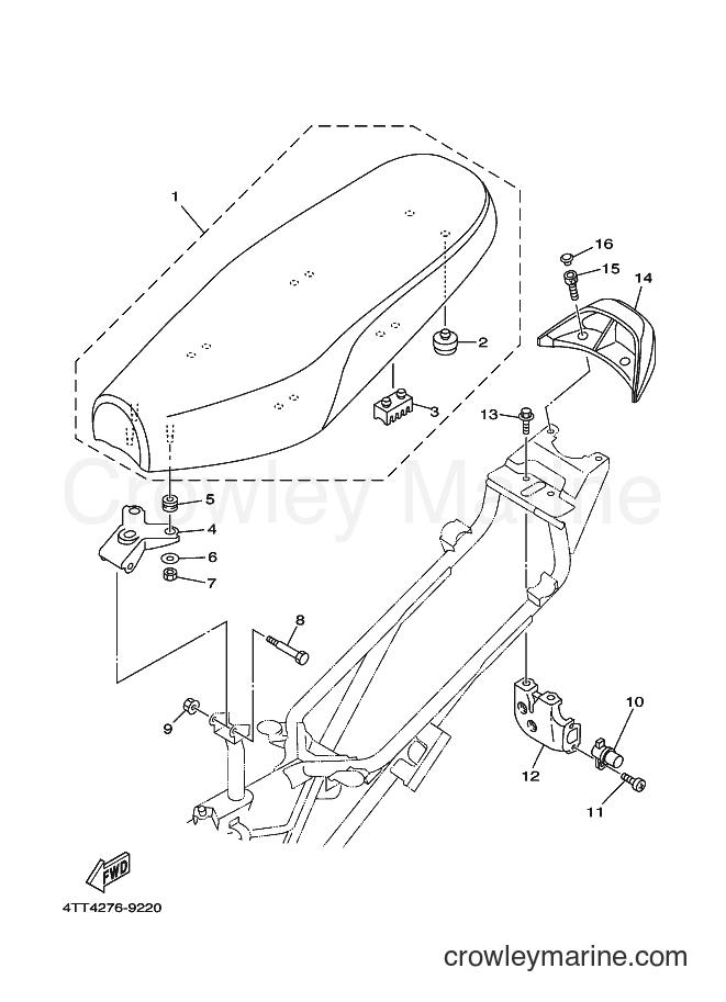 1999 Scooter JZ120F - JZ120F (4TT3) [010] - SEAT