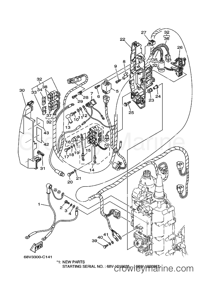 Yamaha Motors F115AETX (68V3) [080] - ELECTRICAL 2
