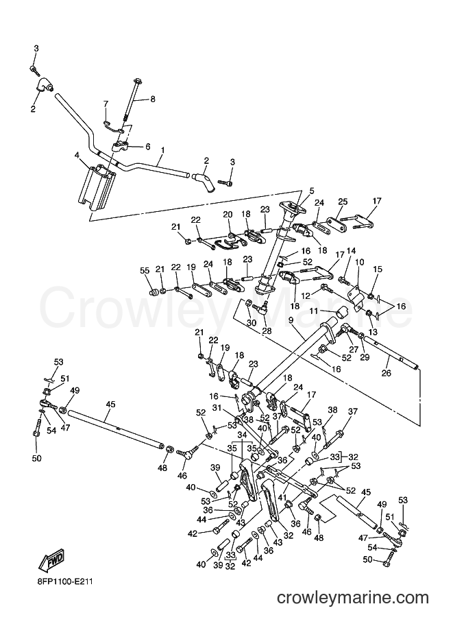 Yamaha Motors RX10 (8FP1) [020] - STEERING