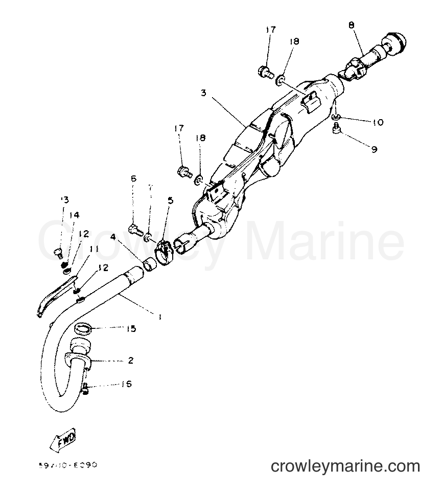1986 ATV YFM225N - YFM225N (59V) [999] - EXHAUST