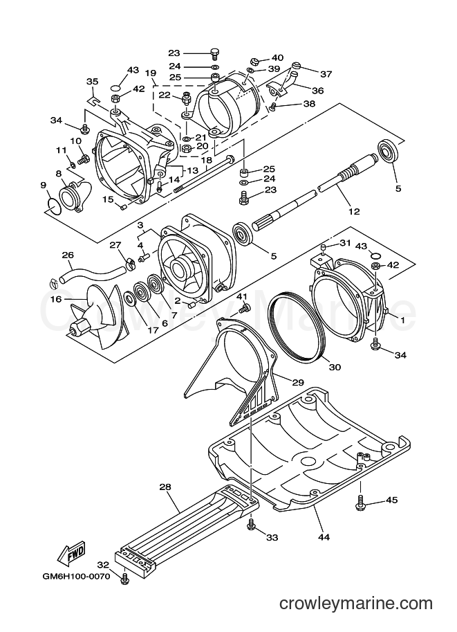 Yamaha Motors SJ700AY (GM6H) [030] - JET UNIT 1