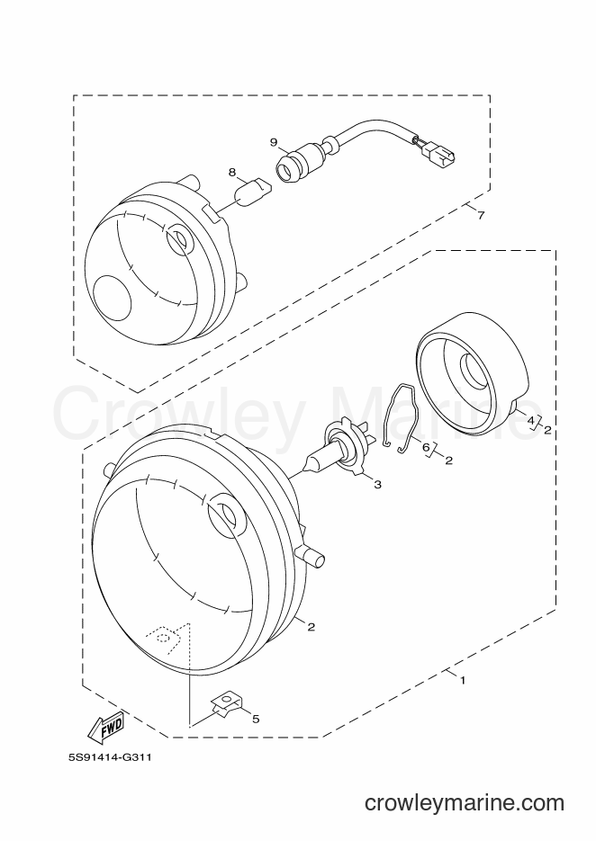 Yamaha Motors YW125 (37D3) [010] - HEADLIGHT
