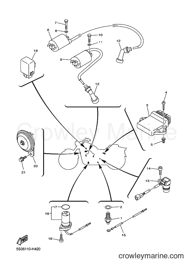 Yamaha Motors XVS1100A (23S8) [010] - ELECTRICAL 1