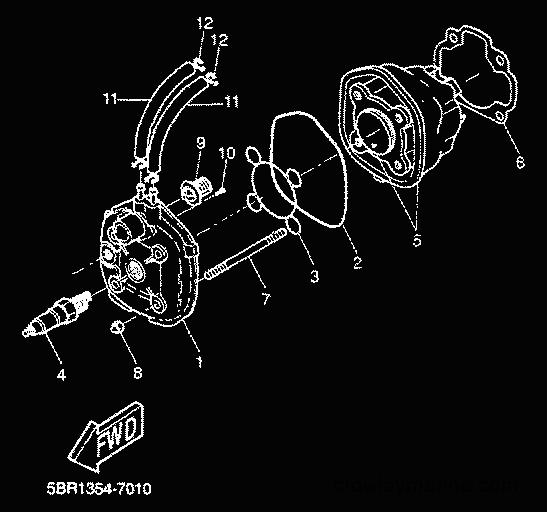 2000 Scooter YQ50L - YQ50L (5HEV) [010] - CYLINDER