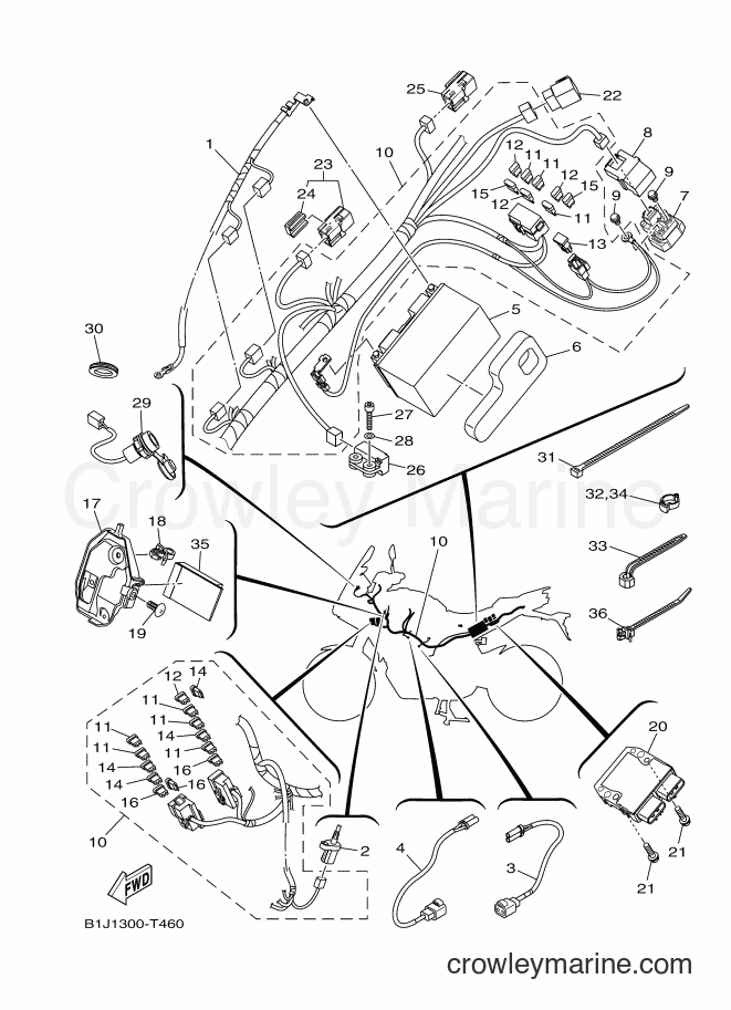 2018 Street Bike MTT850D - MTT850D (B1J2) [010] - ELECTRICAL 1