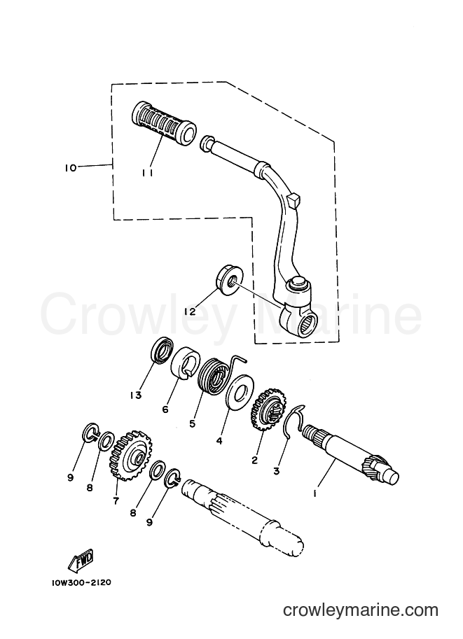 Yamaha Motors RD125LC (1GL) [999] - STARTER
