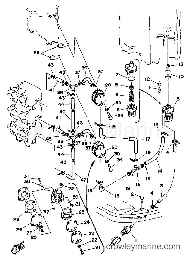 Yamaha Motors PROV150LF - FUEL SYSTEM 1