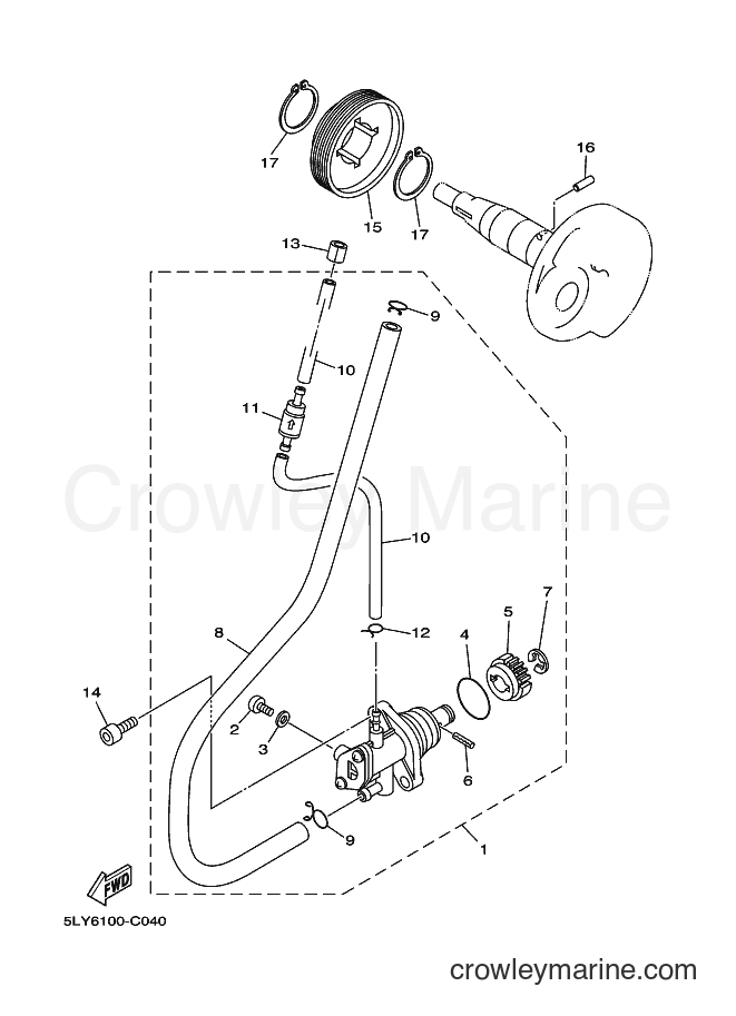 2004 Scooter YJ50R - YJ50R (5PP7) [010] - OIL PUMP