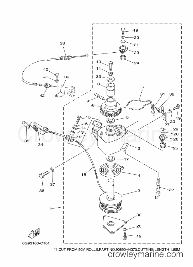 Yamaha Motors F9.9ESHB (6G92) [030] - STARTER
