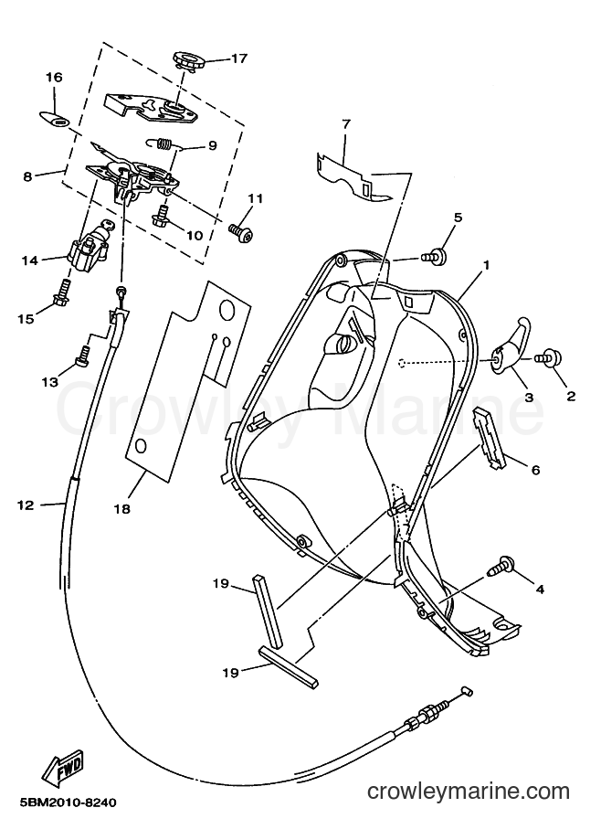 1998 Scooter YV50 - YV50 (5BM2) [020] - LEG SHIELD