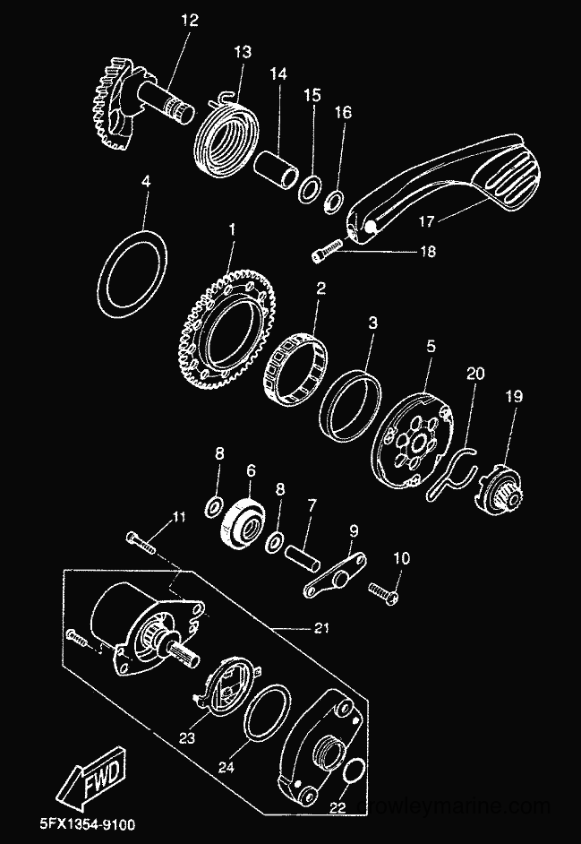 Yamaha Motors CW50RS (5FXG) [010] - STARTER