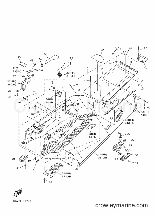 Yamaha Motors SRV10RL (8KN3) [010] - FRAME 2