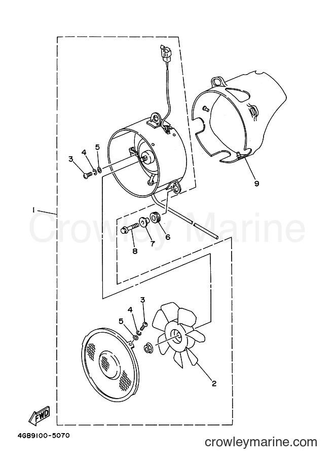 1995 ATV YFM400FW - YFM400FW (4GBA) [010] - BLOWER