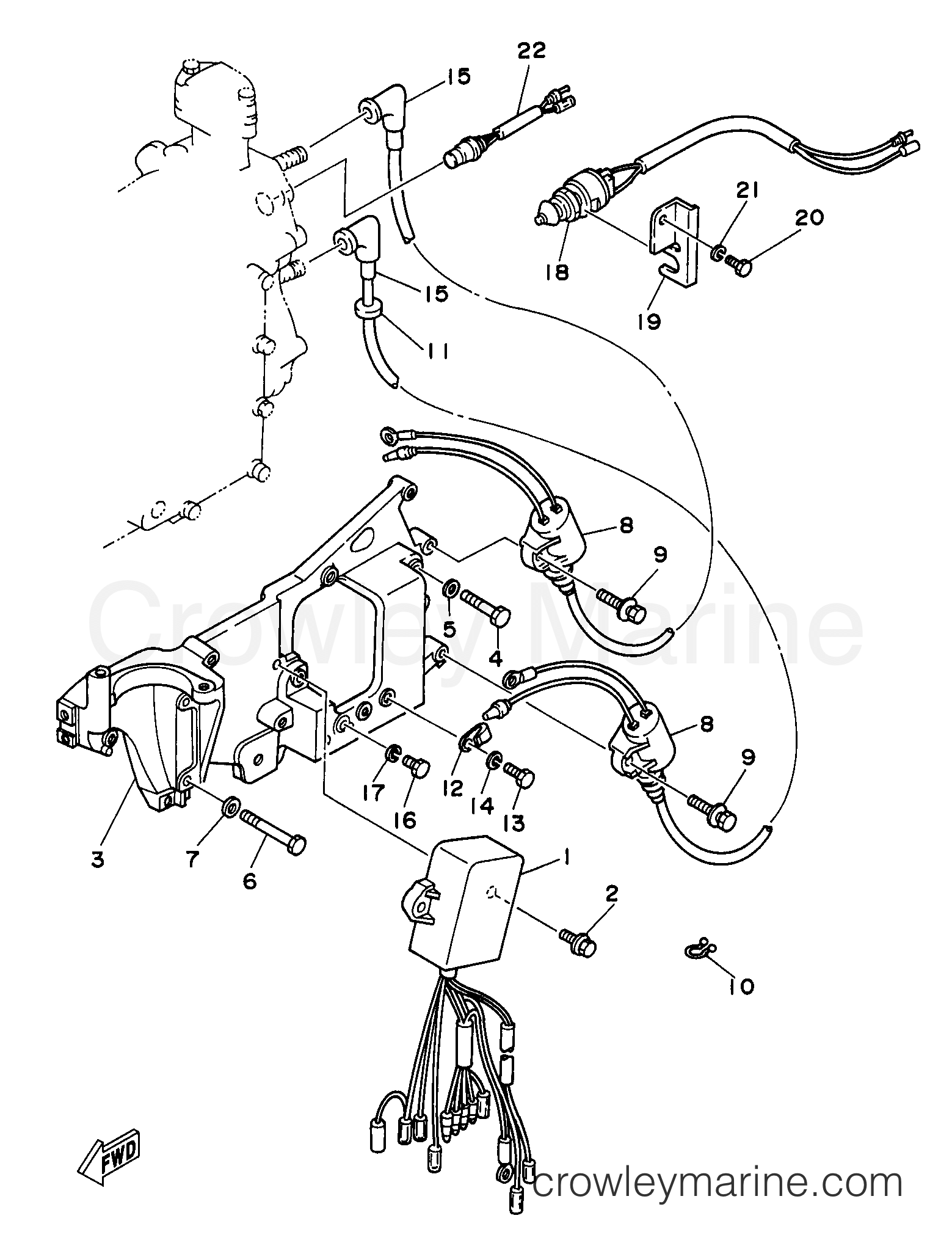 Yamaha Motors 25ESHX - ELECTRICAL 1