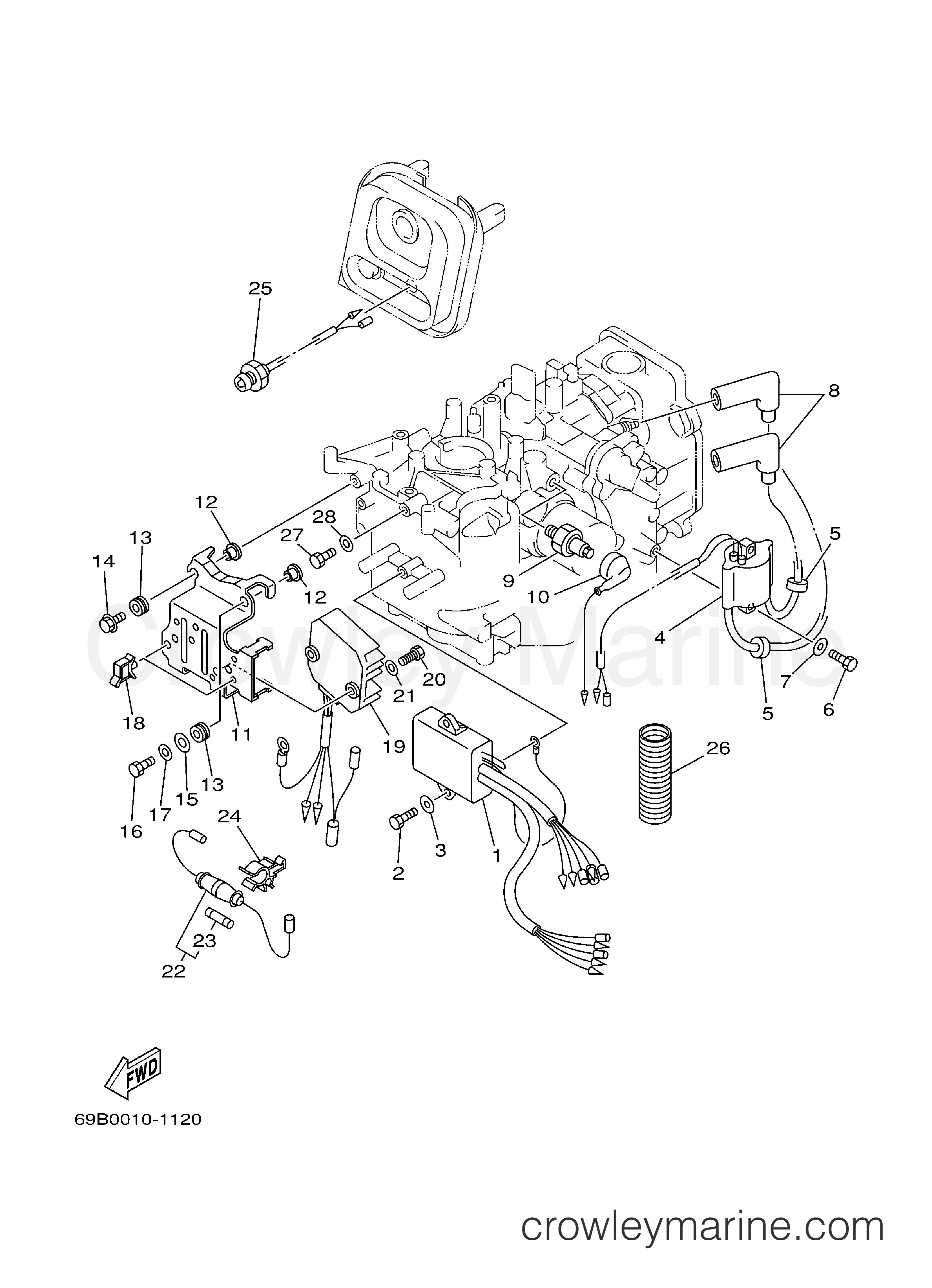 Yamaha Motors F15PLHC - ELECTRICAL 1