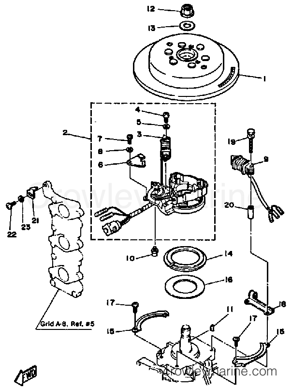 Yamaha Motors 30SH - GENERATOR