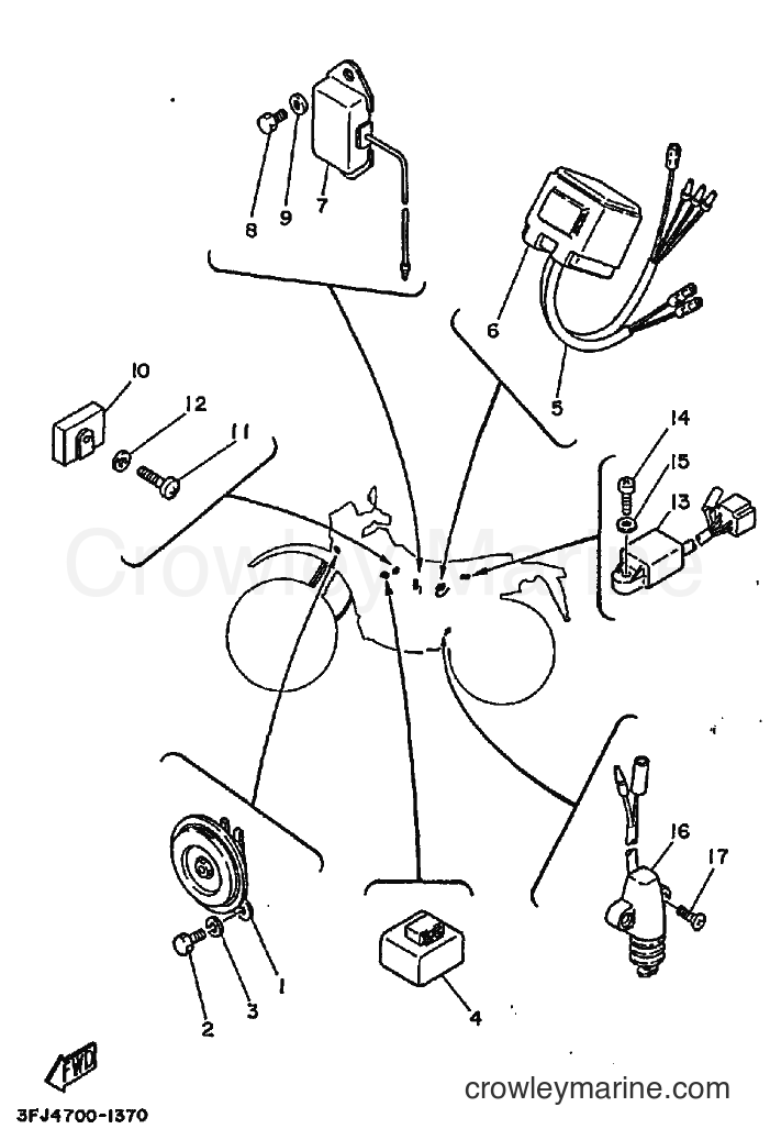 1991 Dirt Bike DT175 - DT175 (3FJ4) [010] - ELECTRICAL 2