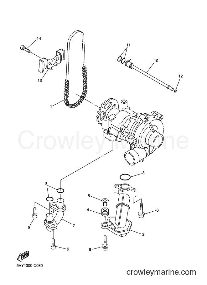 2015 Street Bike FZ1-S - FZ1-S (2DVB) [010] - OIL PUMP