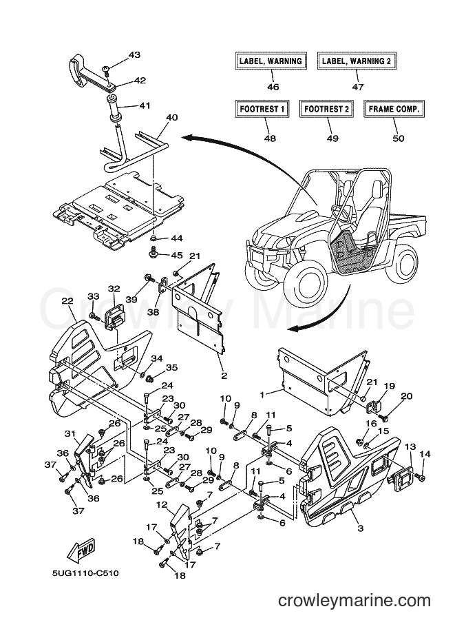2004 ATV YXR660F - YXR660F (5UG1) [010] - ALTERNATE 2