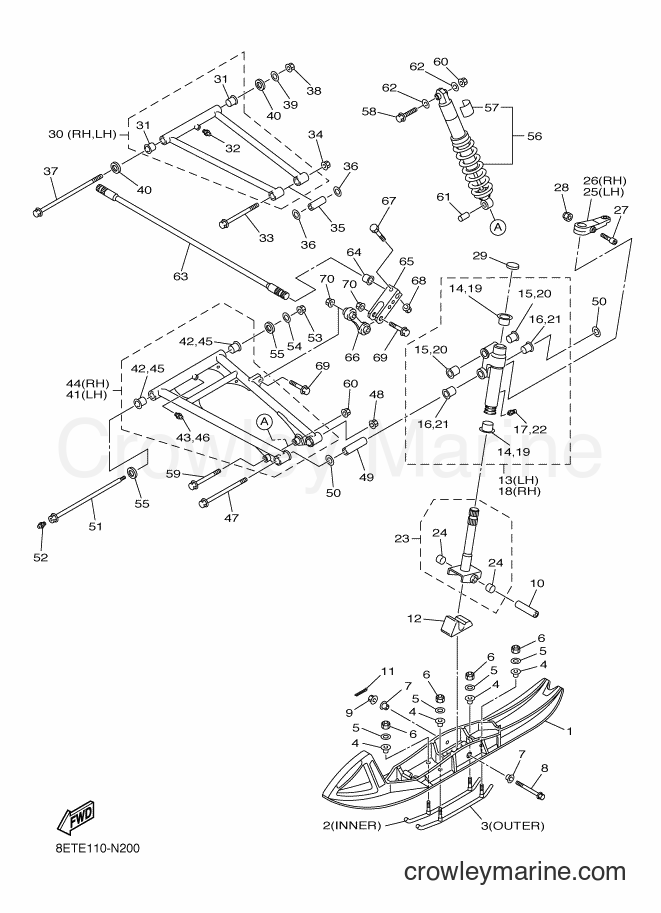 2014 Snowmobile RS10VT - RS10VT (8ETE) [020] - SKI