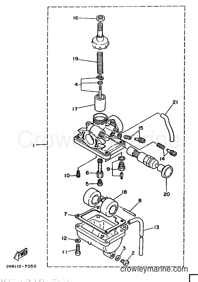 1990 Sport Bike YSR50 - YSR50 (3FD7) [010] - CARBURETOR