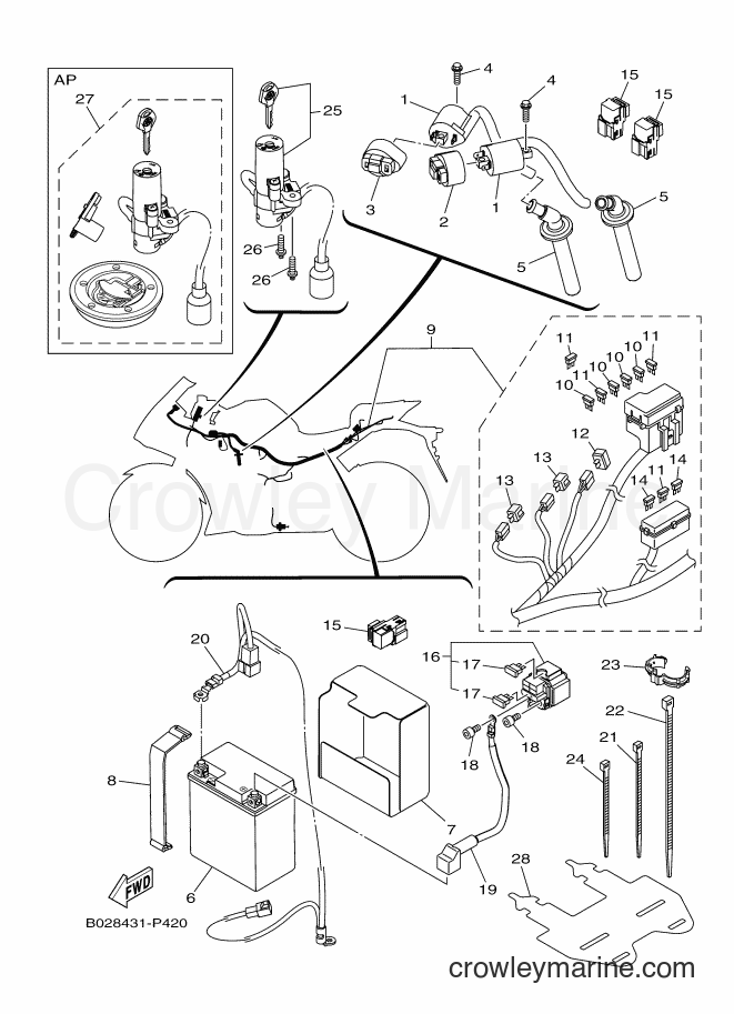 2015 Sport Bike YZF-R3A - YZF-R3A (B028) [010] - ELECTRICAL 1