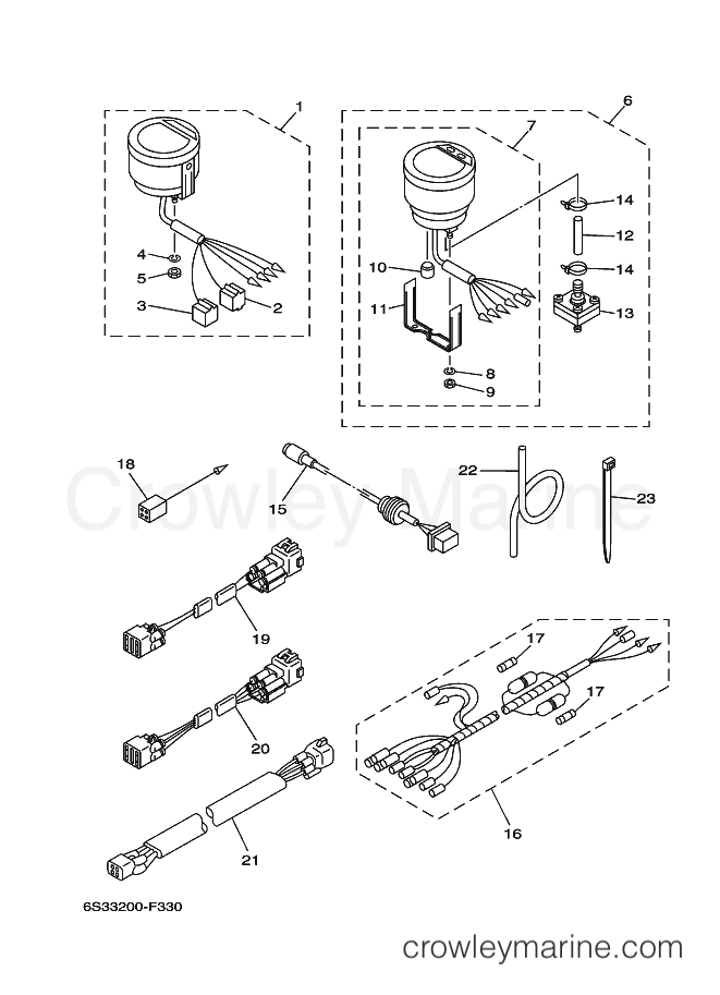 Yamaha Motors 200FETOL (64E7) [270] - METER