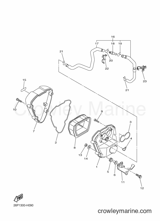 Yamaha Motors XVS950A (26P4) [050] - INTAKE 2