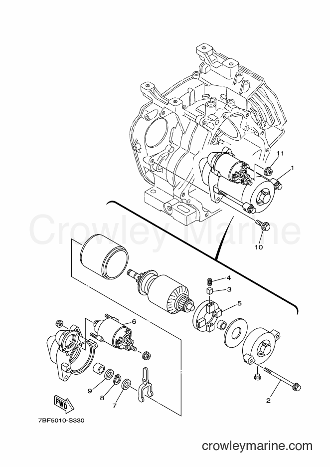 2017 Snowblower YT1380 - YT1380 (7BE3) [010] - STARTING MOTOR
