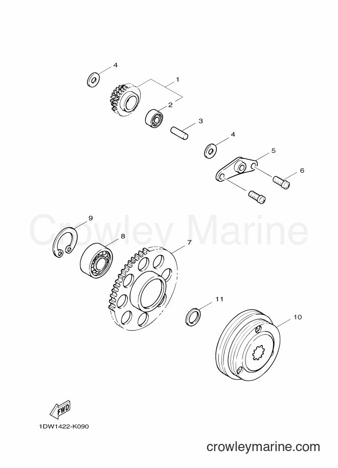 Yamaha Motors XC100N (1DW1) [010] - STARTER