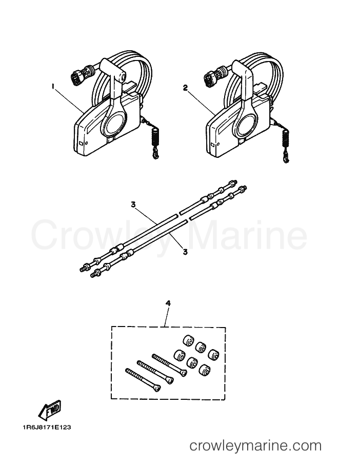 Yamaha Motors 30D (6J8) [030] - REMOTE CONTROL