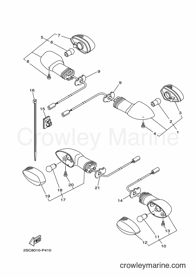 2017 Street Bike MT-09TRA - MT-09TRA (2SCS) [010] - FLASHER LIGHT