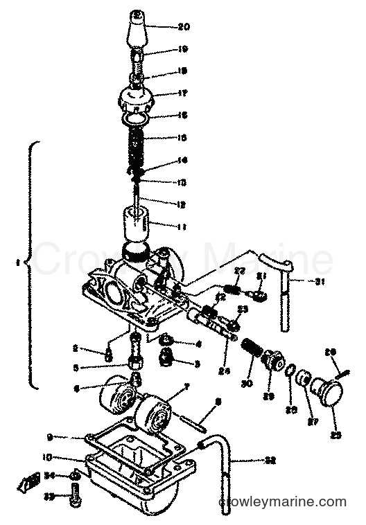 Yamaha Motors RD50M (2L4) [999] - CARBURETOR 2