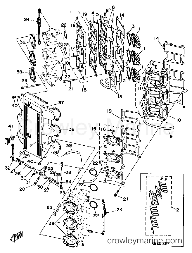 Yamaha Motors 250TURP - INTAKE