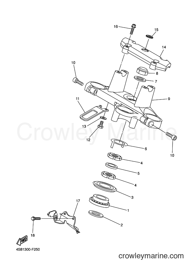 2007 Street Bike FZ6-SAHG - FZ6-SAHG (5S21) [030] - STEERING