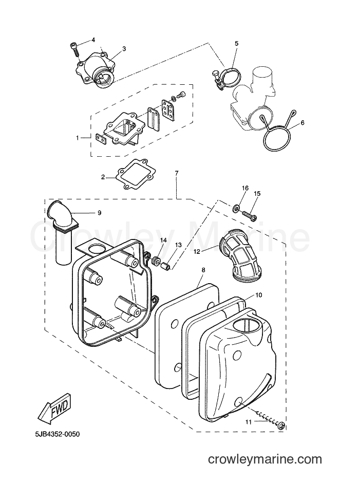 2002 Scooter YH50 - YH50 (5JB8) [010] - INTAKE