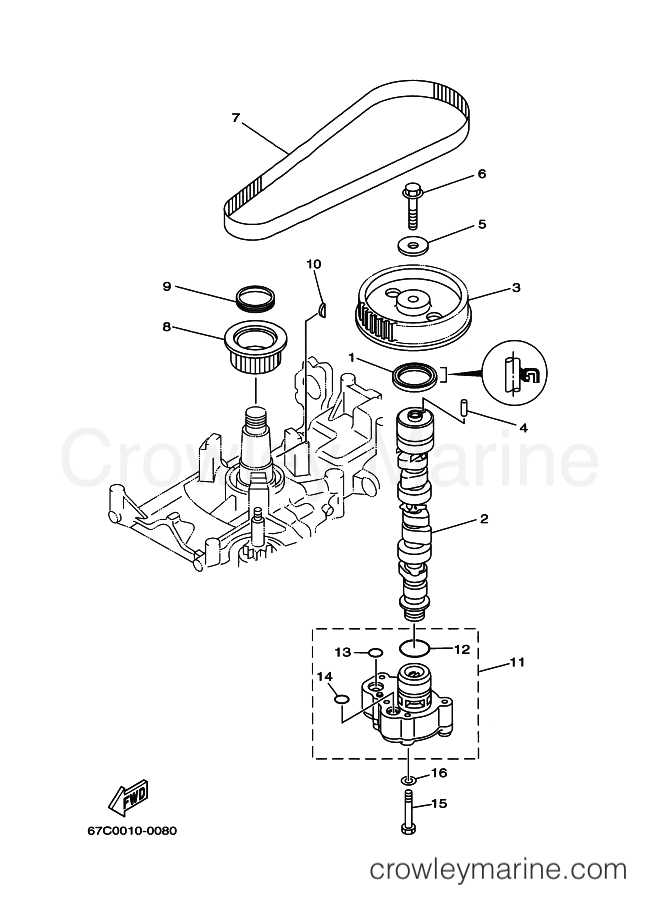 Yamaha Motors F30A (69H1) [250] - OIL PUMP