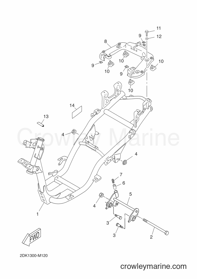 Yamaha Motors YN50EM (2JD3) [010] - FRAME