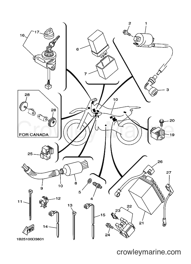 2005 Dirt Bike TT-R125E - TT-R125E (1B26) [010] - ELECTRICAL 1