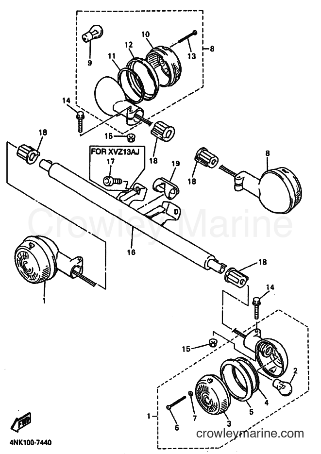 1997 Cruiser XVZ13AT - XVZ13AT (4NL6) [010] - FLASHER LIGHT