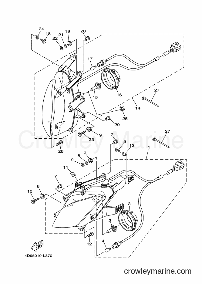 Yamaha Motors YP250 (4D97) [010] - HEADLIGHT