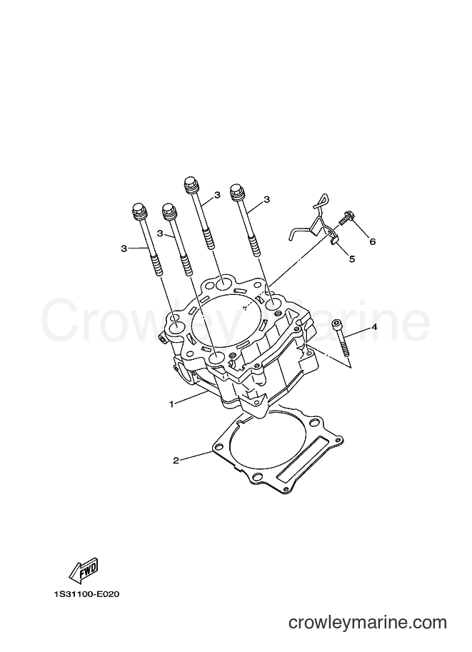Yamaha Motors YFM700R (1ASJ) [010] - CYLINDER