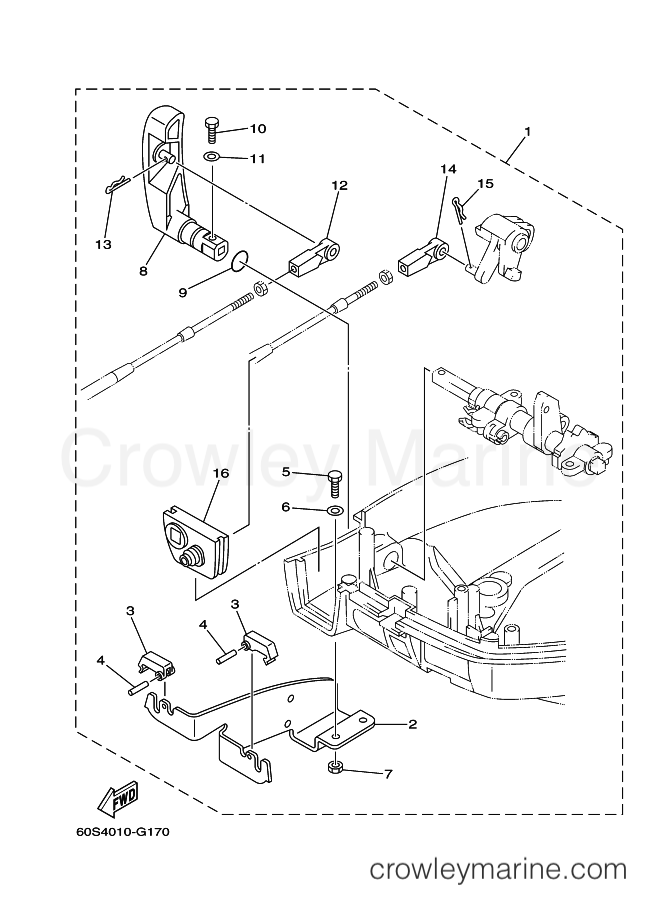 Yamaha Motors FT8DMHL (60S8) [110] - REMO CON ATTACHMENT