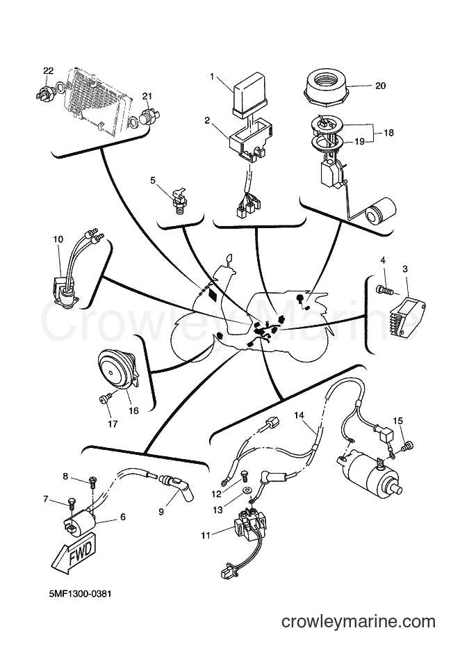Yamaha Motors XN150 (5PR3) [010] - ELECTRICAL 1